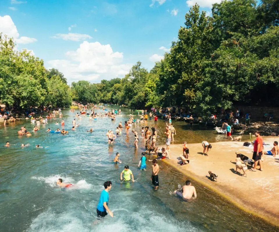 Cypress Falls Swimming Hole | Horseshoe Ridge RV