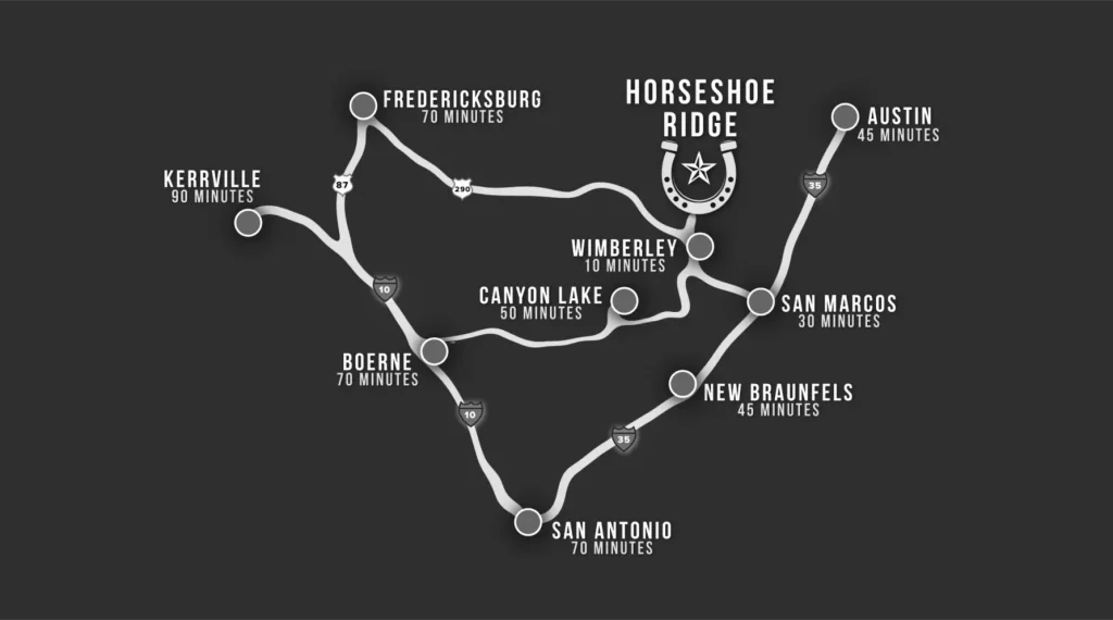 wimberly area map