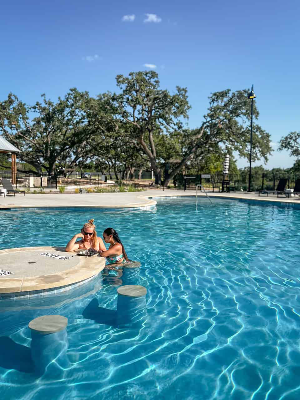 Horseshoe Ridge RV Resort cabin and grounds in Wimberley, Texas Hill Country