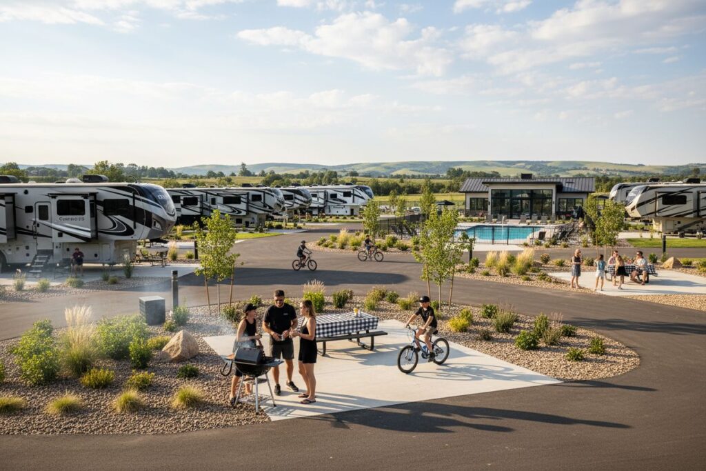 best rv resorts, scenic RV park, family vacation
