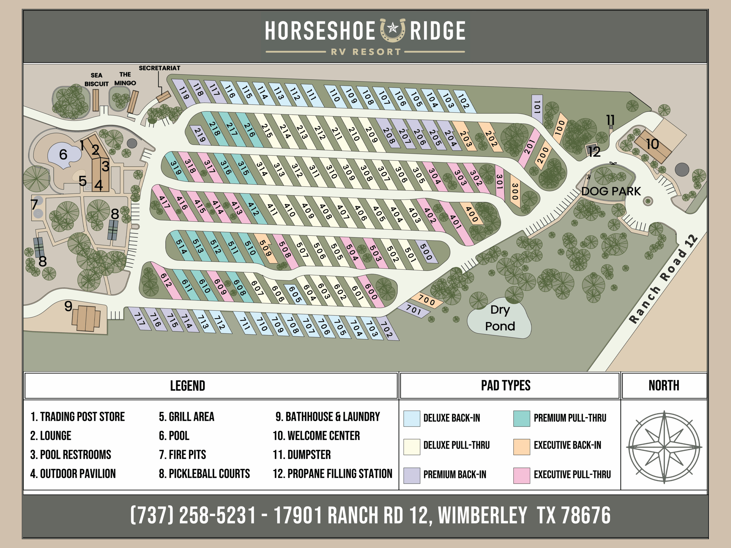 RV Resort Map