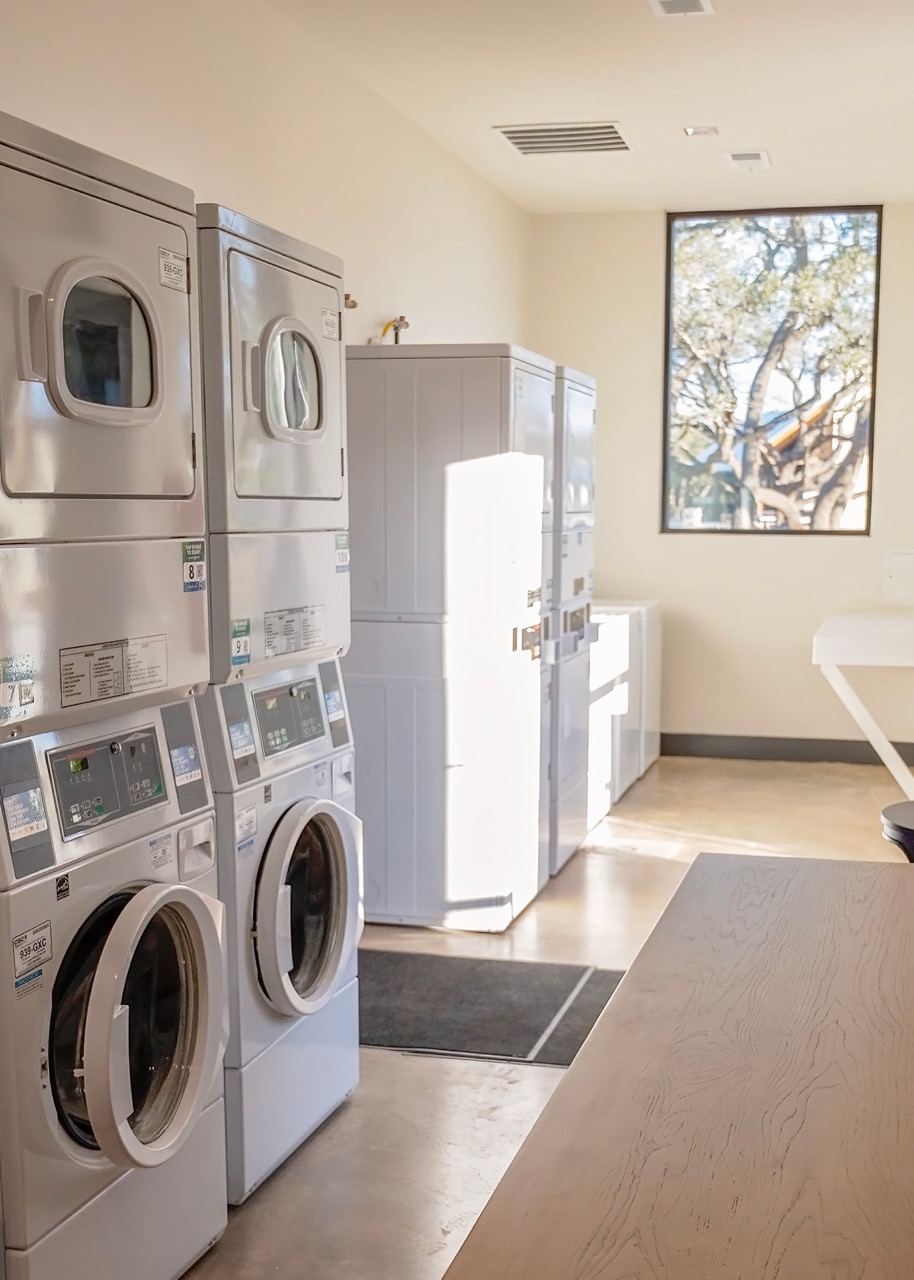 Onsite laundry and restrooms at Horseshoe Ridge RV Resort Wimberley TX